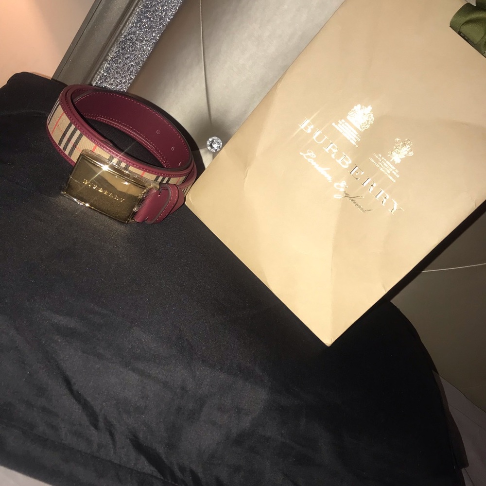 Authentic Burberry belt